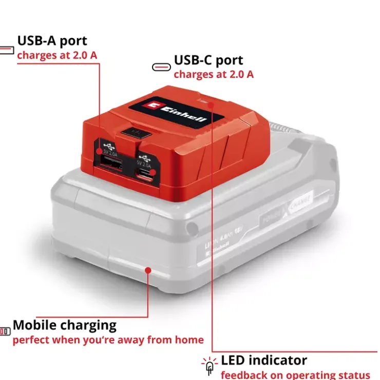 New TC-CP 18 Li USB A/C-Solo Other Tools|Battery Accessories