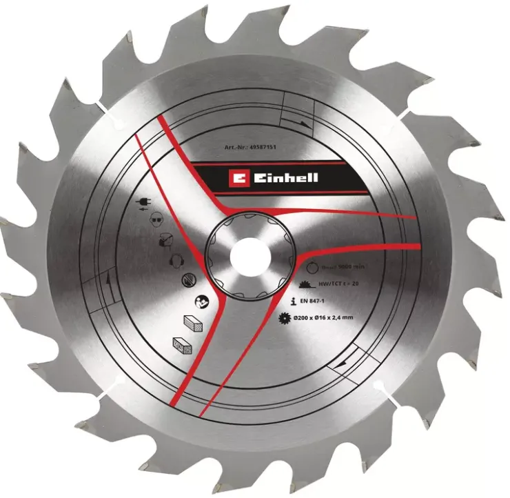 Outlet TCT Circular Saw Blade, Ø 200 x 16 x 2.4 mm, 20 T Saw Accessories
