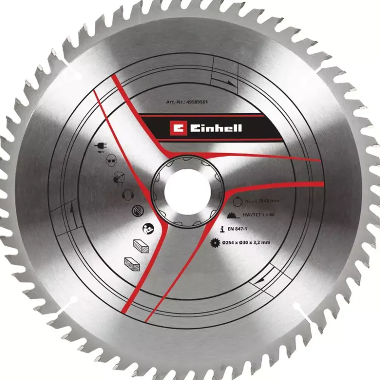 Clearance TCT Circular Saw Blade, Ø 254 x 30 x 3.2 mm, 60 T Saw Accessories