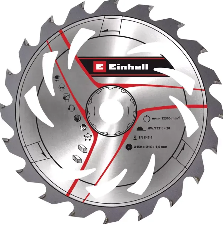 Online TCT Circular Saw Bladee, Ø 150 x 16 x 1.6 mm, 20 T Saw Accessories