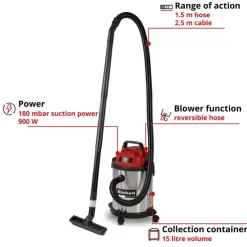 TC-VC 1540 S Wet / Dry Vacuum Cleaners