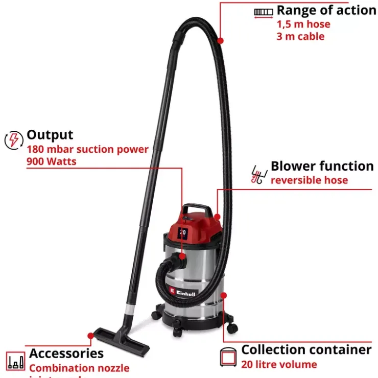 Discount TC-VC 2045 S Wet / Dry Vacuum Cleaners