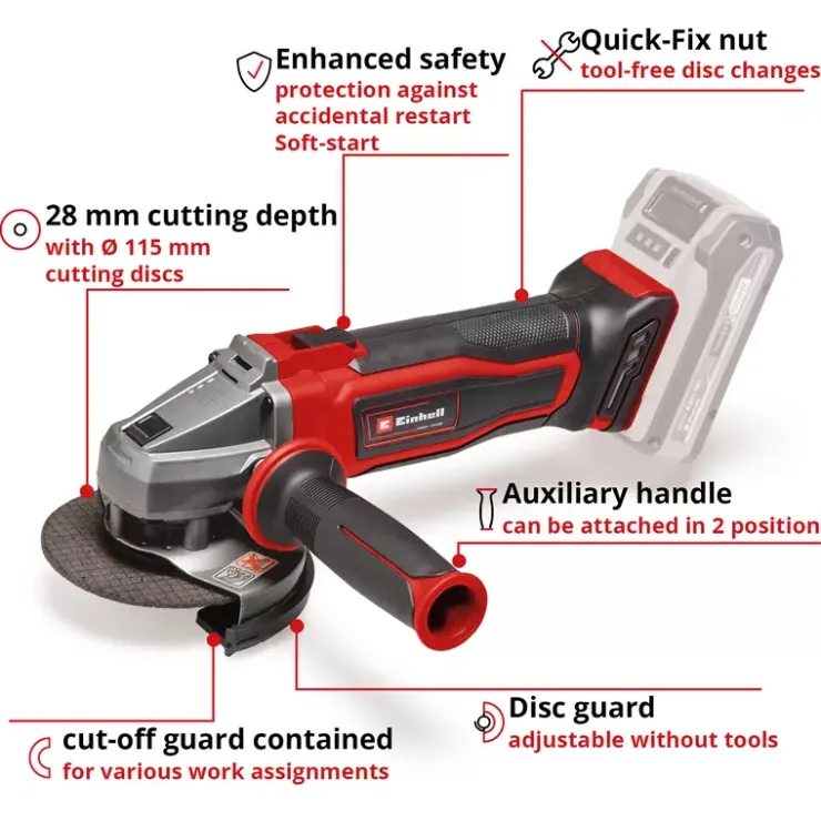 Sale TE-AG 18/115 Q Li Solo Angle Grinders
