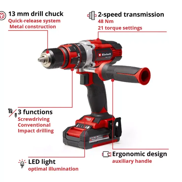 Sale TE-CD 18/48 Li-i (2x2,0Ah) Cordless Screwdrivers