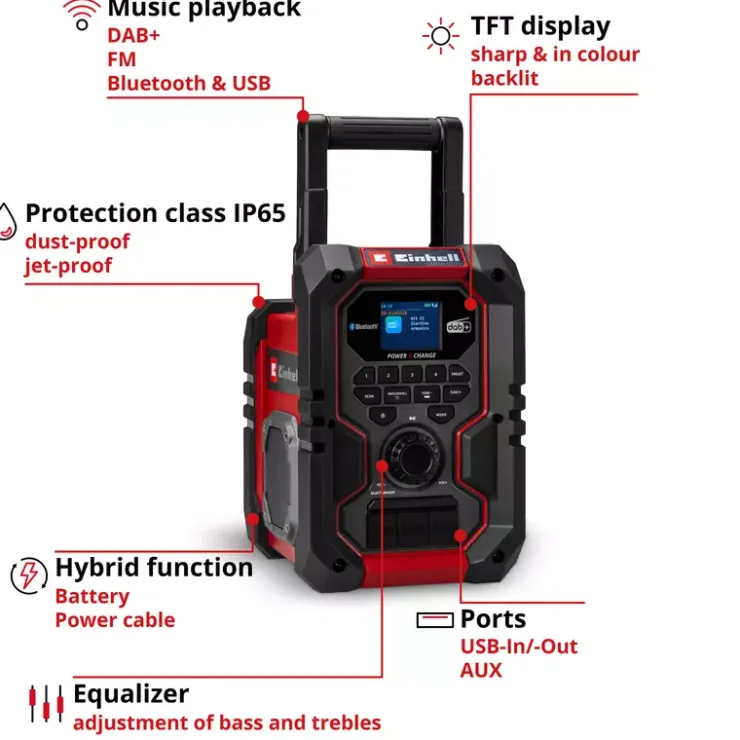 TE-CR 18 Li DAB+/FM/BT - Solo Other Tools