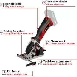 Outlet TE-CS 18/89 Li - Solo Saws