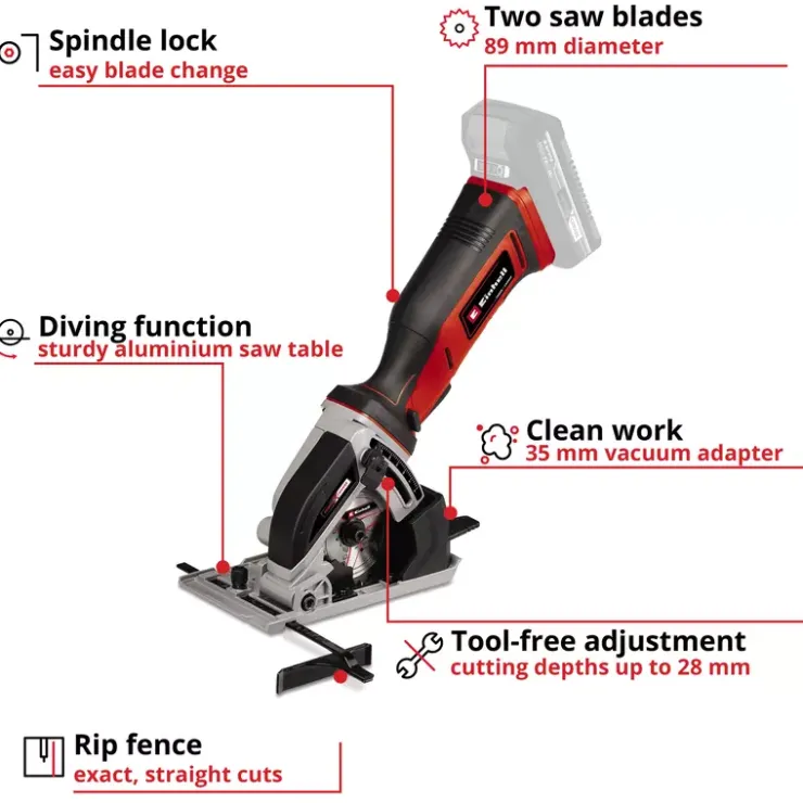 Outlet TE-CS 18/89 Li - Solo Saws