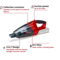 TE-VC 18 Li-Solo Wet / Dry Vacuum Cleaners|Vacuum Cleaners