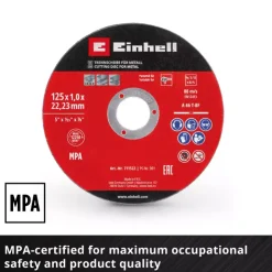Best Thin Cutting Discs, Ø 125 x 1 mm, 5 pcs. Cutting Machine Accessories