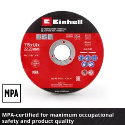 Discount Thin Cutting Discs, Ø 115 x 1 mm, 5 pcs. Cutting Machine Accessories