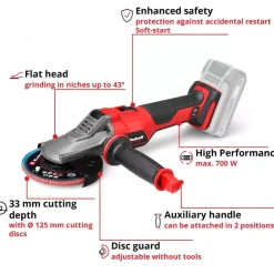 Clearance TP-AG 18/125 F Li BL - Solo Angle Grinders