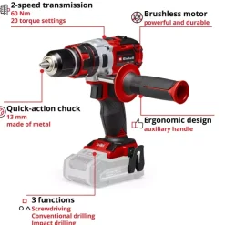 New TP-CD 18 Li-i Brushless-Solo Cordless Screwdrivers