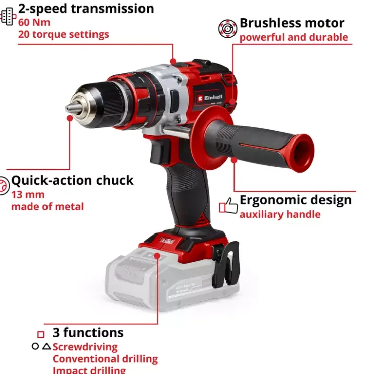 New TP-CD 18 Li-i Brushless-Solo Cordless Screwdrivers