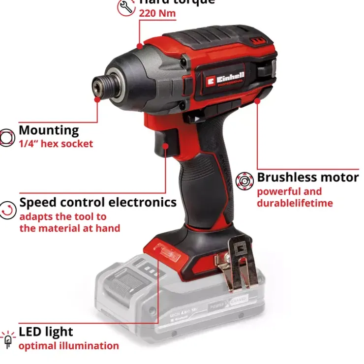 New TP-CI 18/220 Li BL - Solo Cordless Screwdrivers