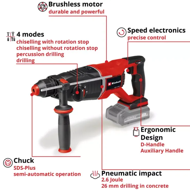 Outlet TP-HD 18/26 D Li BL - Solo Rotary Hammers