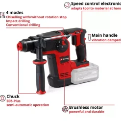 Outlet TP-HD 18/26 Li BL - Solo Rotary Hammers