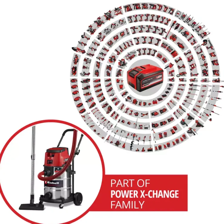 Outlet TP-VC 36/30 S Auto-Solo Wet / Dry Vacuum Cleaners