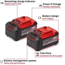 Best 2x 18V 5,2Ah PXC-Twinpack Batteries