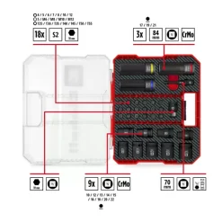 XL-CASE 32-pc. Automotive Impact Socket and Bit Set Further Tools Accessories