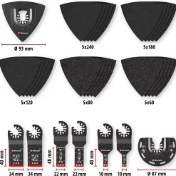 Best XL-PLUS-CASE 35-pc. Multitool Set for Metal Multifunctional Tool Accessories