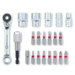 Hot XS-CASE 21-pc. Bit Set with Ratchet Further Tools Accessories