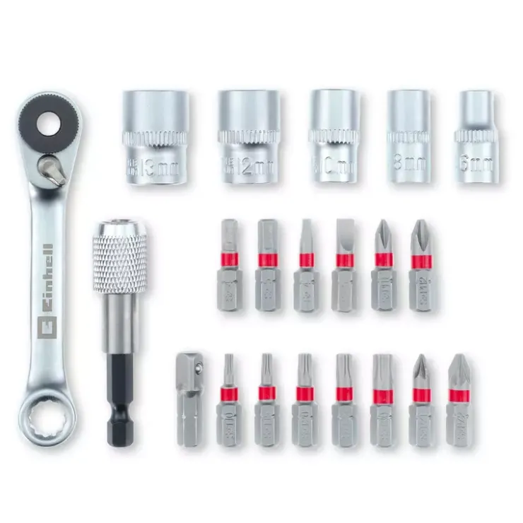 Hot XS-CASE 21-pc. Bit Set with Ratchet Further Tools Accessories