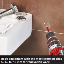 Best XS-CASE 4-pc. Tile Drill Bit Set Angle Grinder / Polisher Accessories