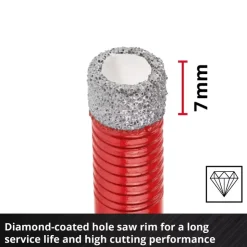 Best XS-CASE 4-pc. Tile Drill Bit Set Angle Grinder / Polisher Accessories