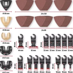 XXL-CASE 70-pc. Multitool Set Multifunctional Tool Accessories