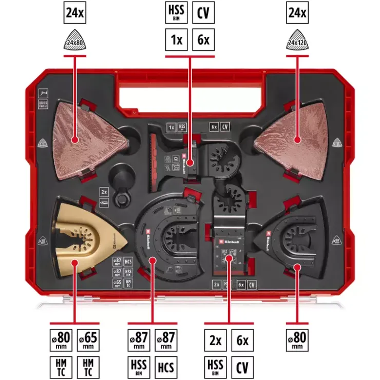 XXL-CASE 70-pc. Multitool Set Multifunctional Tool Accessories